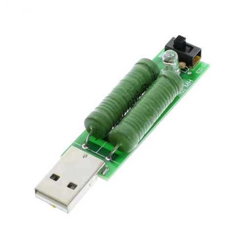 帶切換開關USB充電電流檢測負載測試儀器可2A/1A放電老化電阻-細節圖2