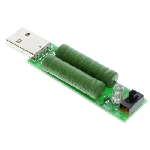帶切換開關USB充電電流檢測負載測試儀器可2A/1A放電老化電阻-細節圖3
