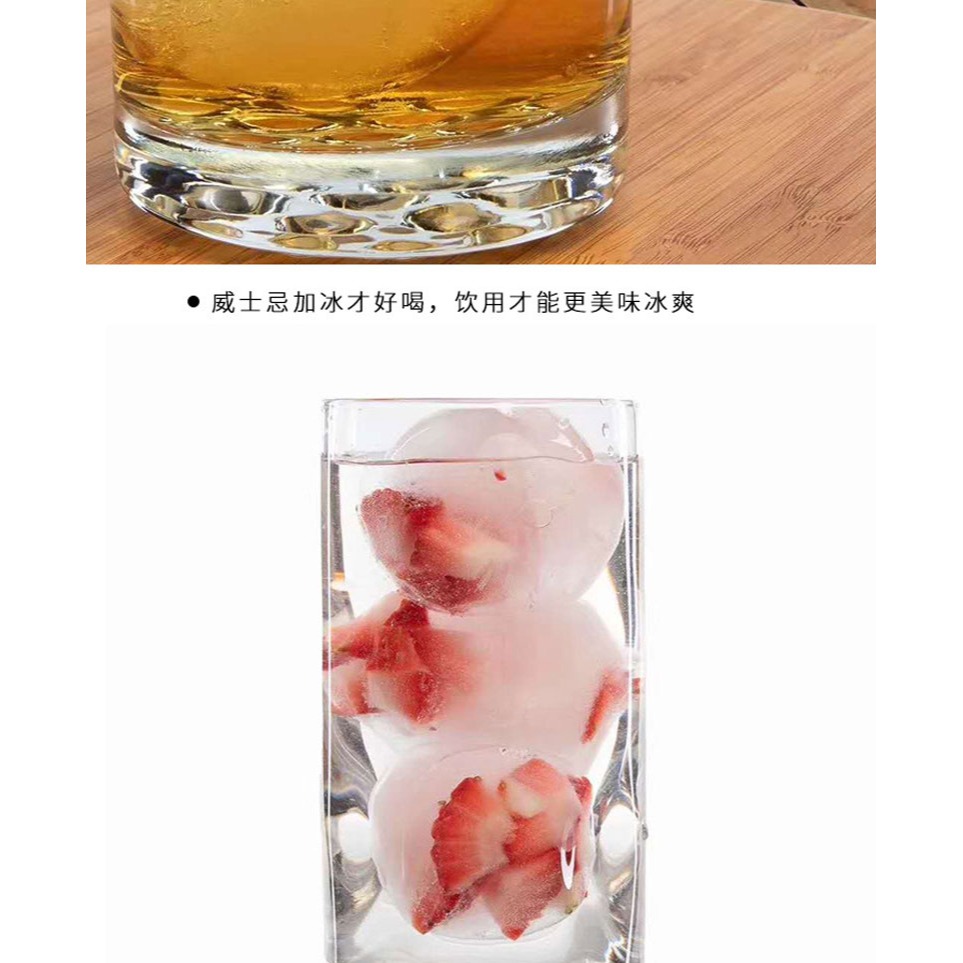 4連孔製冰盒創意威士忌圓形冰球模家用冰格模具製冰器四連冰球模-細節圖10