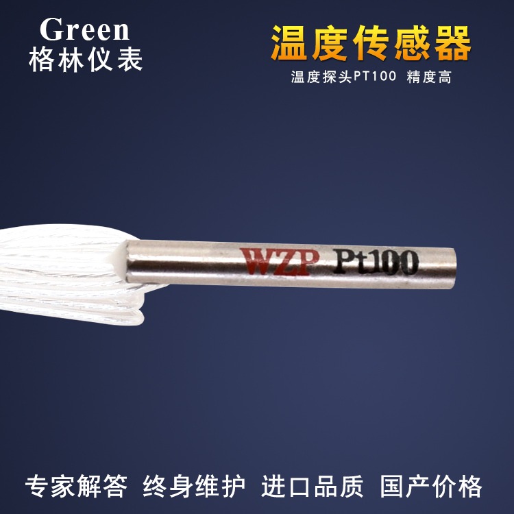 精密PT100溫度傳感器WZP-PT100熱電偶/阻 PT100鉑電阻/溫度探頭-細節圖2
