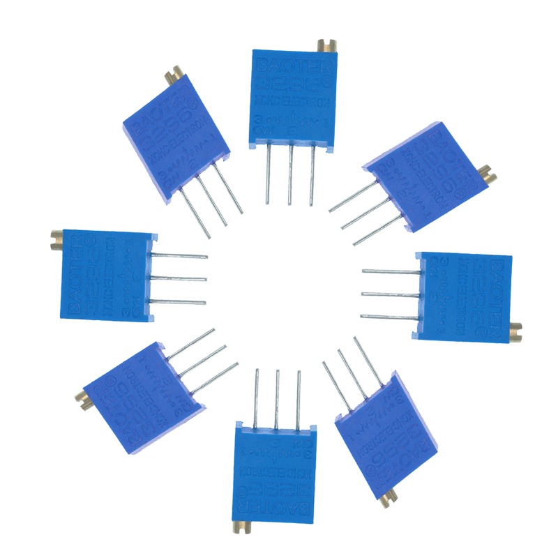 3296W-504 頂調 500K 可調精密多圈 電位器 可調電阻W504 一件5個-細節圖2