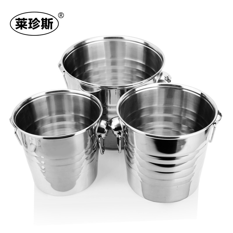 創意雙耳不銹鋼冰桶香檳桶虎頭紅酒桶酒吧調酒工具創意冰粒桶-細節圖2