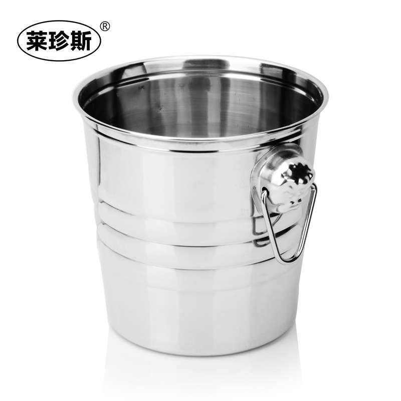 創意雙耳不銹鋼冰桶香檳桶虎頭紅酒桶酒吧調酒工具創意冰粒桶-細節圖3
