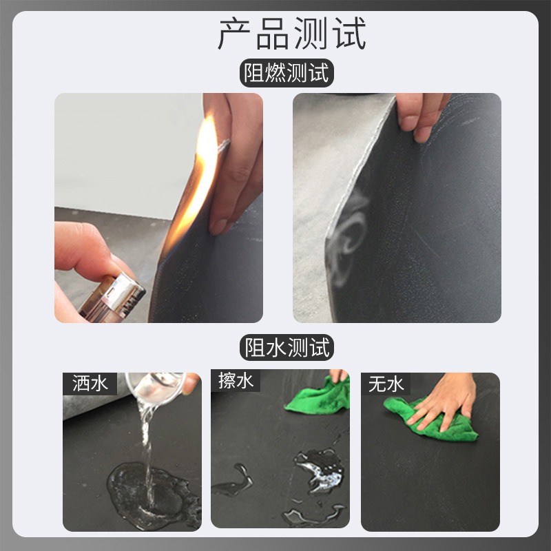 環保阻尼隔音氈墻體室內臥室ktv隔音材料吊頂地板地面阻燃隔音毯-細節圖3