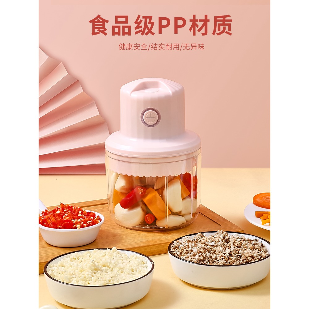 電動打蒜蓉機家用搗蒜泥神器絞蒜拉蒜搗蒜器大蒜攪碎搗碎蒜末粉碎-細節圖2