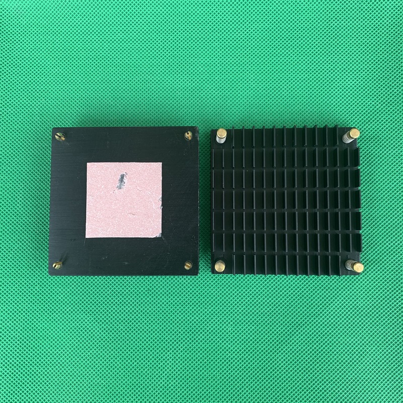 輕微摩擦 AAVID 70x70x9mm 低風阻 黑色鋁合金 散熱片 散熱器-細節圖2