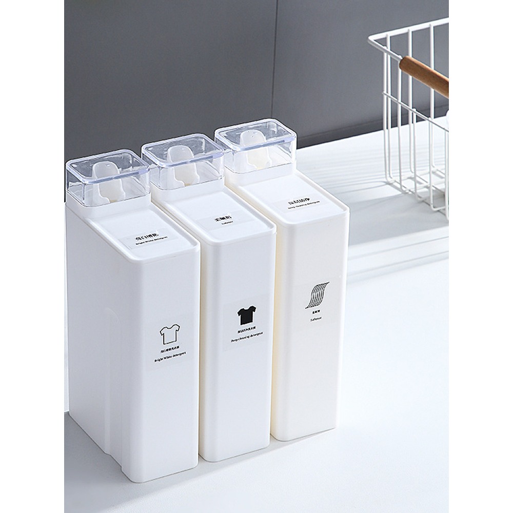 1L洗衣液分裝瓶創意洗手消毒液補充替換瓶家用大容量沐浴露分裝瓶-細節圖2