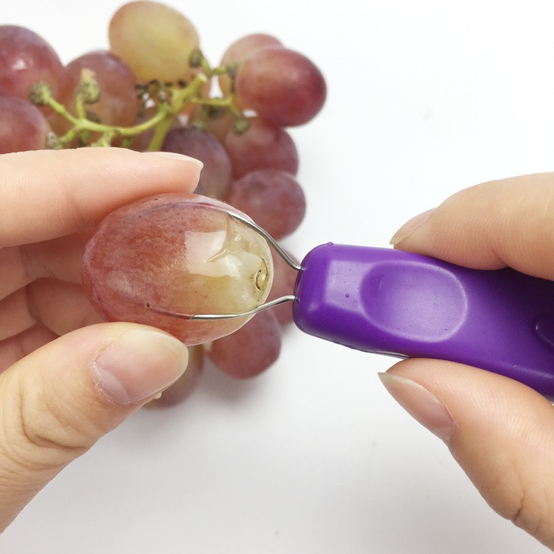 葡萄提子水果工具去皮器剝皮器去籽器取肉器挖肉器剝提子皮神器-細節圖2