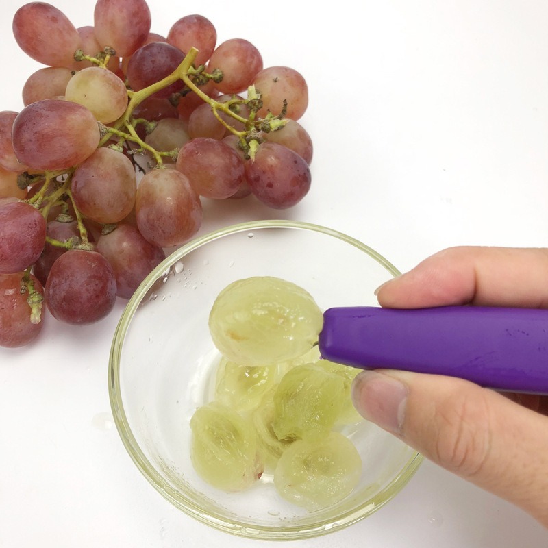 葡萄提子水果工具去皮器剝皮器去籽器取肉器挖肉器剝提子皮神器-細節圖3
