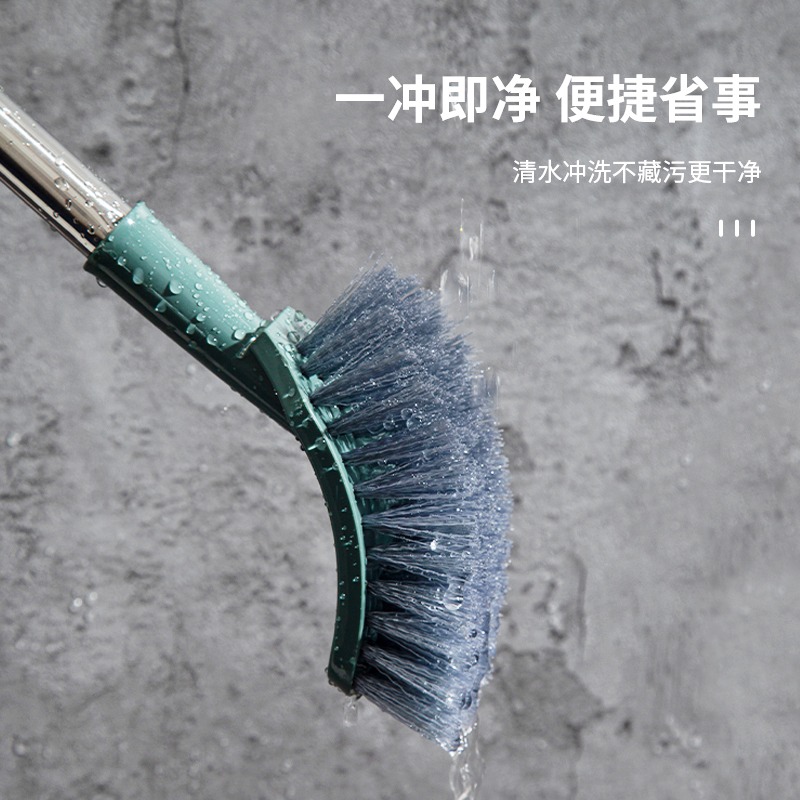 馬桶刷家用長柄無死角洗廁所刷子衛生間懸掛式軟毛潔廁神器-細節圖3