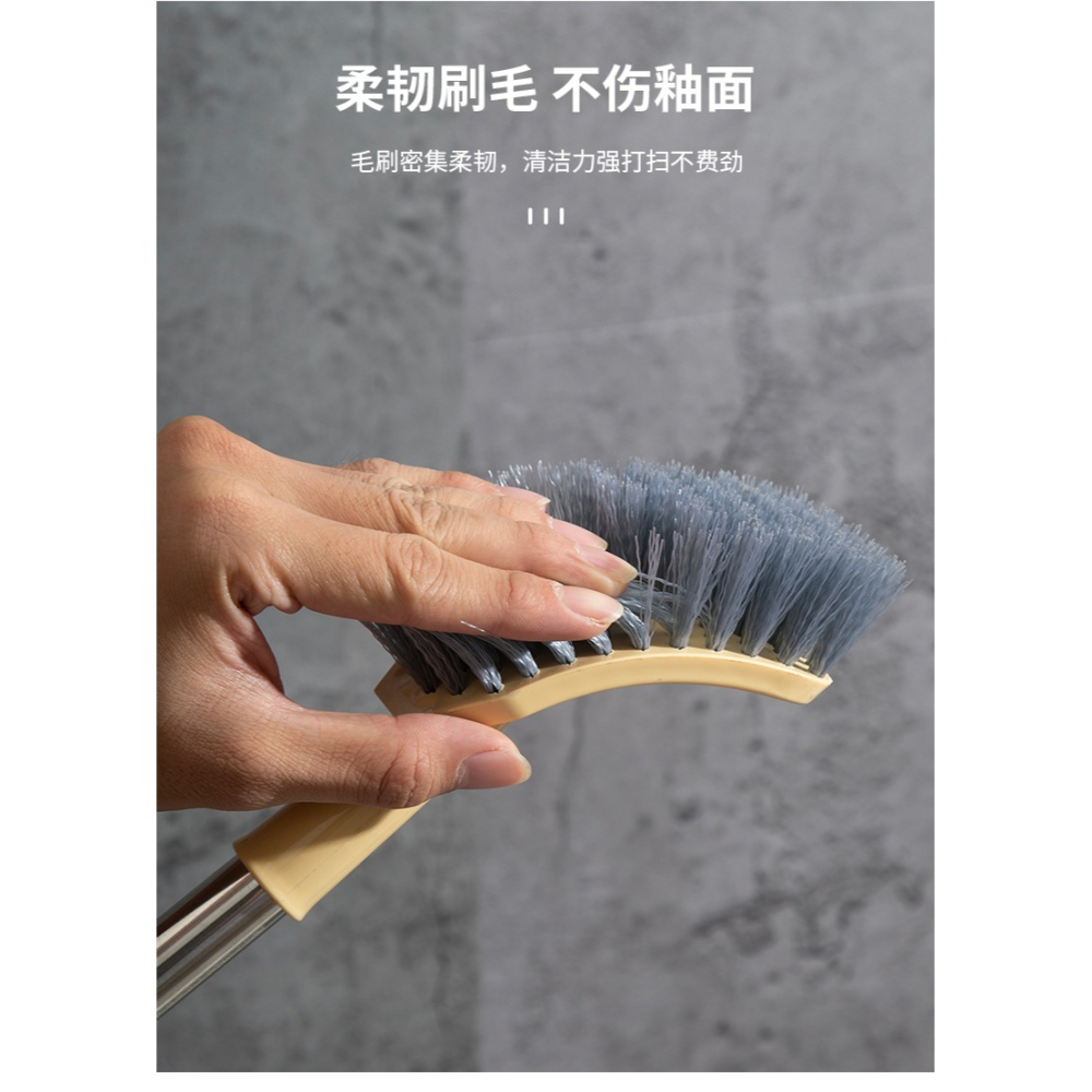 馬桶刷家用長柄無死角洗廁所刷子衛生間懸掛式軟毛潔廁神器-細節圖7