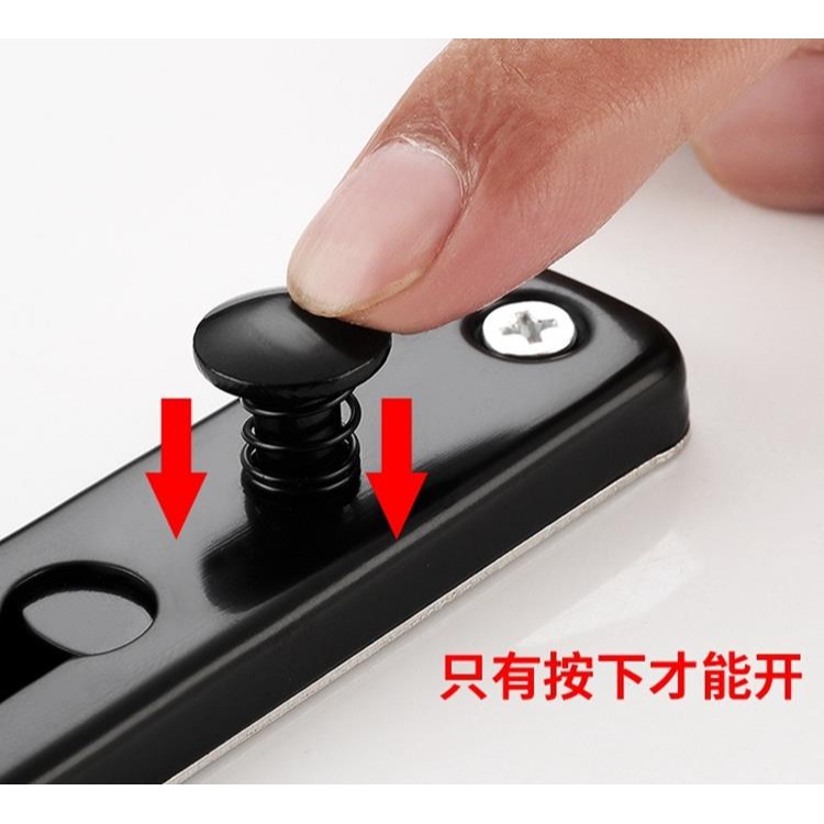 安全門鎖扣家用門栓門扣防盜門阻器防盜扣鏈鎖門插銷賓館阻門器-細節圖4