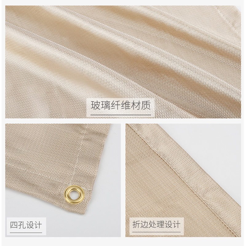 匡途防火墊戶外野炊燒烤隔熱墊子阻燃耐高溫滅火毯玻璃纖維阻燃布-細節圖4