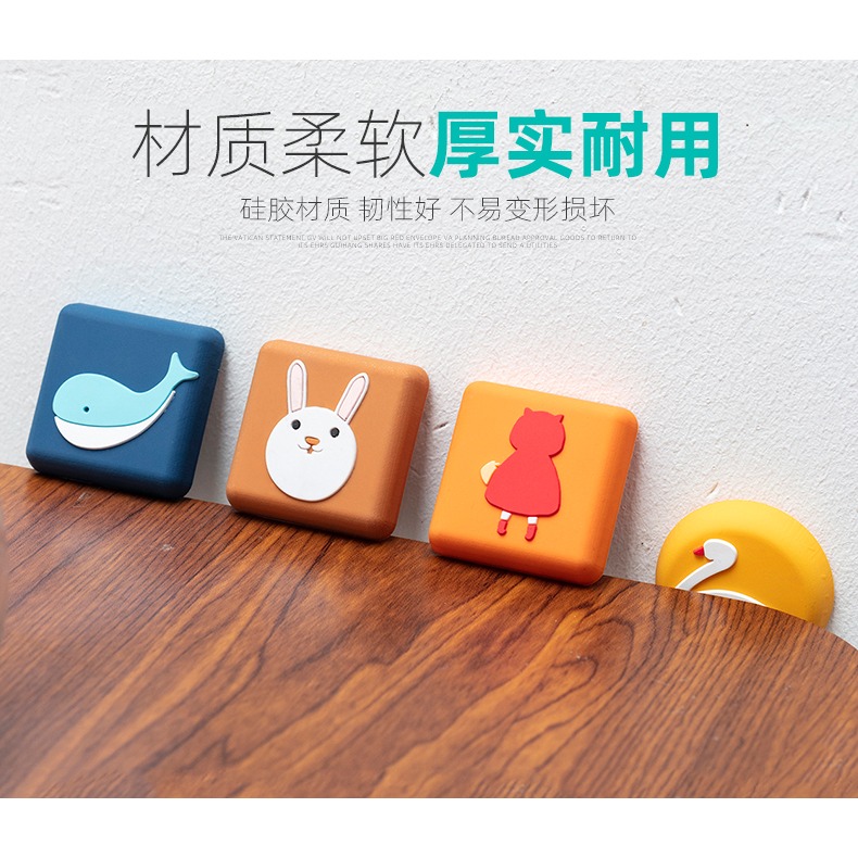 門把手防撞貼家用門後防撞墊吸盤式硅膠冰箱門防磕碰緩沖靜音墻貼-細節圖8