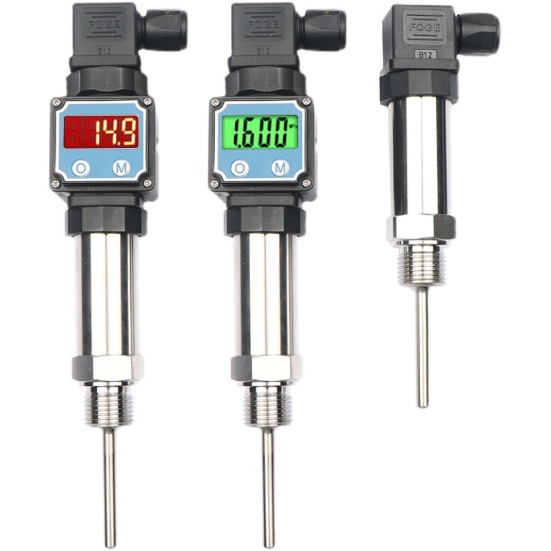 佳敏 插入式一體化溫度變送器熱電阻4-20ma傳感器PT100液晶數碼顯-細節圖5