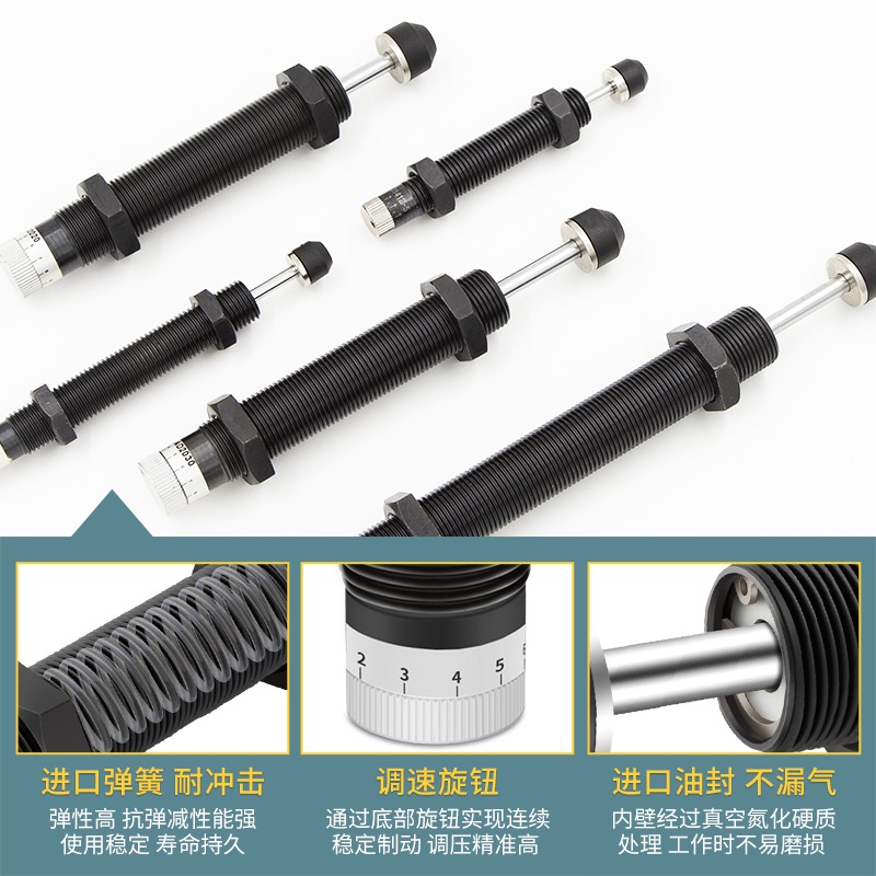 AD可調油壓緩沖器ACJ液壓阻尼器減震1412 1416 1420 2020 2050-5-細節圖3