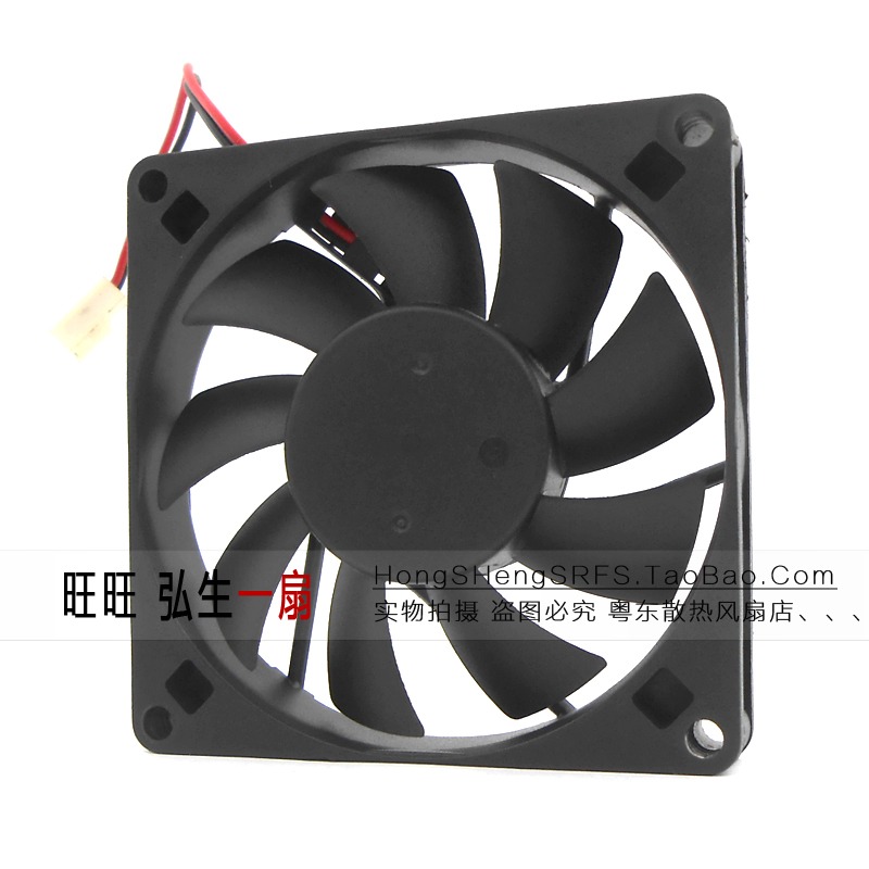 ADDA協禧 8CM雙滾珠 8015服務器電源風扇 12V 0.30A AD0812HB-D91-細節圖2