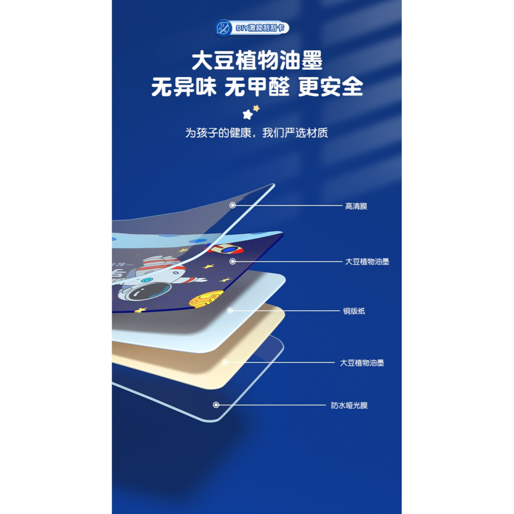 貓太子刮刮卡diy自制小學生兒童教師成長獎勵激勵幸運抽獎創意刮刮樂積分卡片手寫定製作兌換券塗層貼膜心願-細節圖9