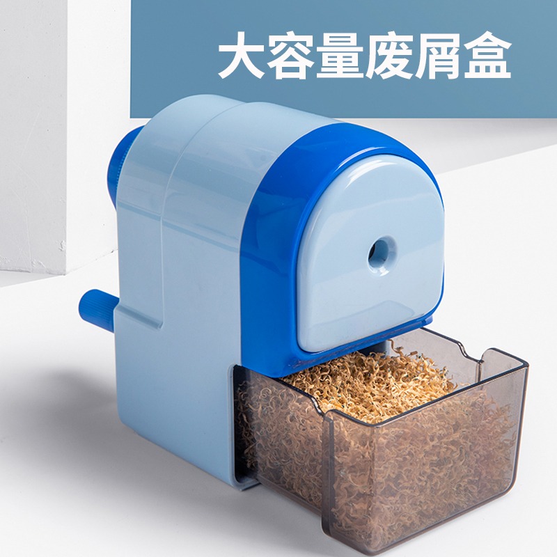 貓太子卷筆刀手搖轉筆刀素描炭筆鉛筆書寫專業美術生專用速寫用便攜小型鉛筆刀兒童小學生刨筆機素描削筆器刀-細節圖3