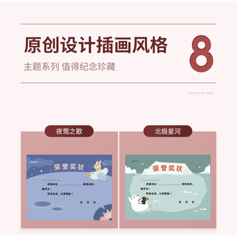 貓太子獎狀小學生獎狀紙證書獎勵幼兒園一年級a4班級創意表揚信模板畢業期末三好學生小獎狀兒童卡通榮譽證書-細節圖7
