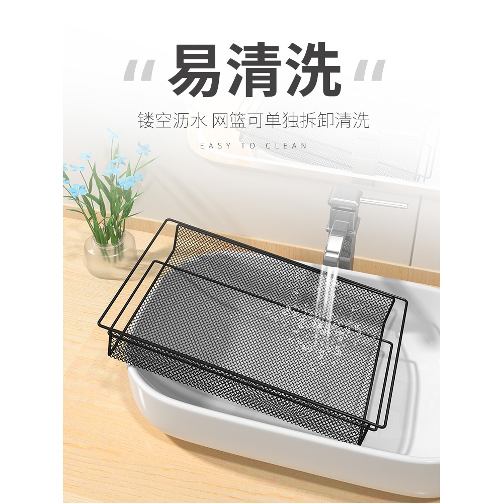 衛生間置物架浴室家用廁所吹風機收納架洗手間小推車落地儲物用品-細節圖3