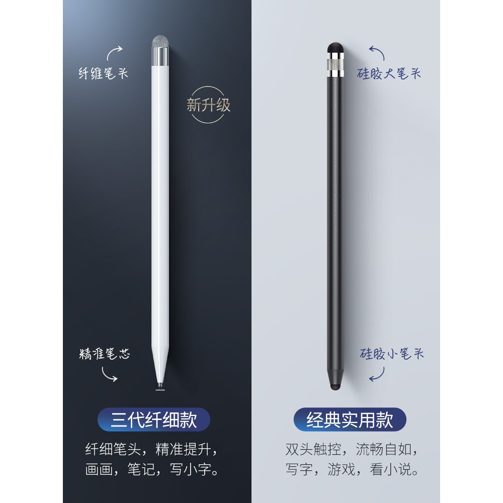 適用於蘋果手機電容筆ipad筆觸控筆平板iphone13/12觸屏mini手寫筆pro air4/3手繪畫觸摸屏幕細頭被-細節圖2