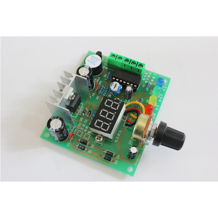 LM317可調穩壓電源板套件 直流電源實訓焊接組裝 電子DIY製作散件-細節圖3