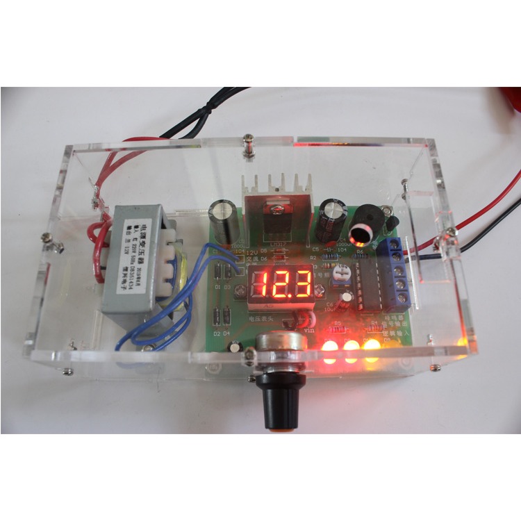 LM317可調穩壓電源板套件 直流電源實訓焊接組裝 電子DIY製作散件-細節圖9