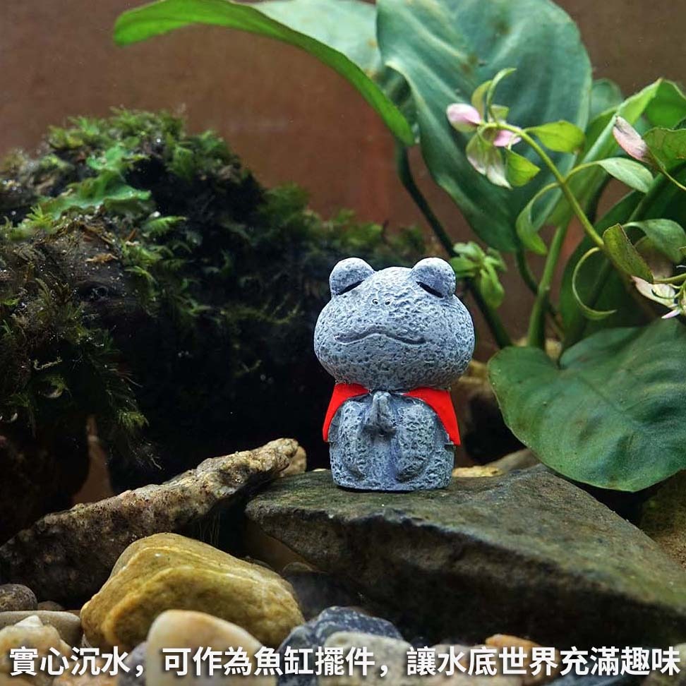 可愛地藏日式小佛動物盆景魚缸裝飾擺件微場景苔蘚造景京都趣味-細節圖4