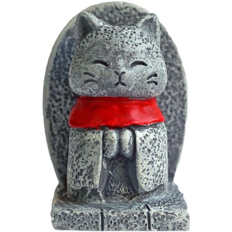 可愛地藏日式小佛動物盆景魚缸裝飾擺件微場景苔蘚造景京都趣味-細節圖5