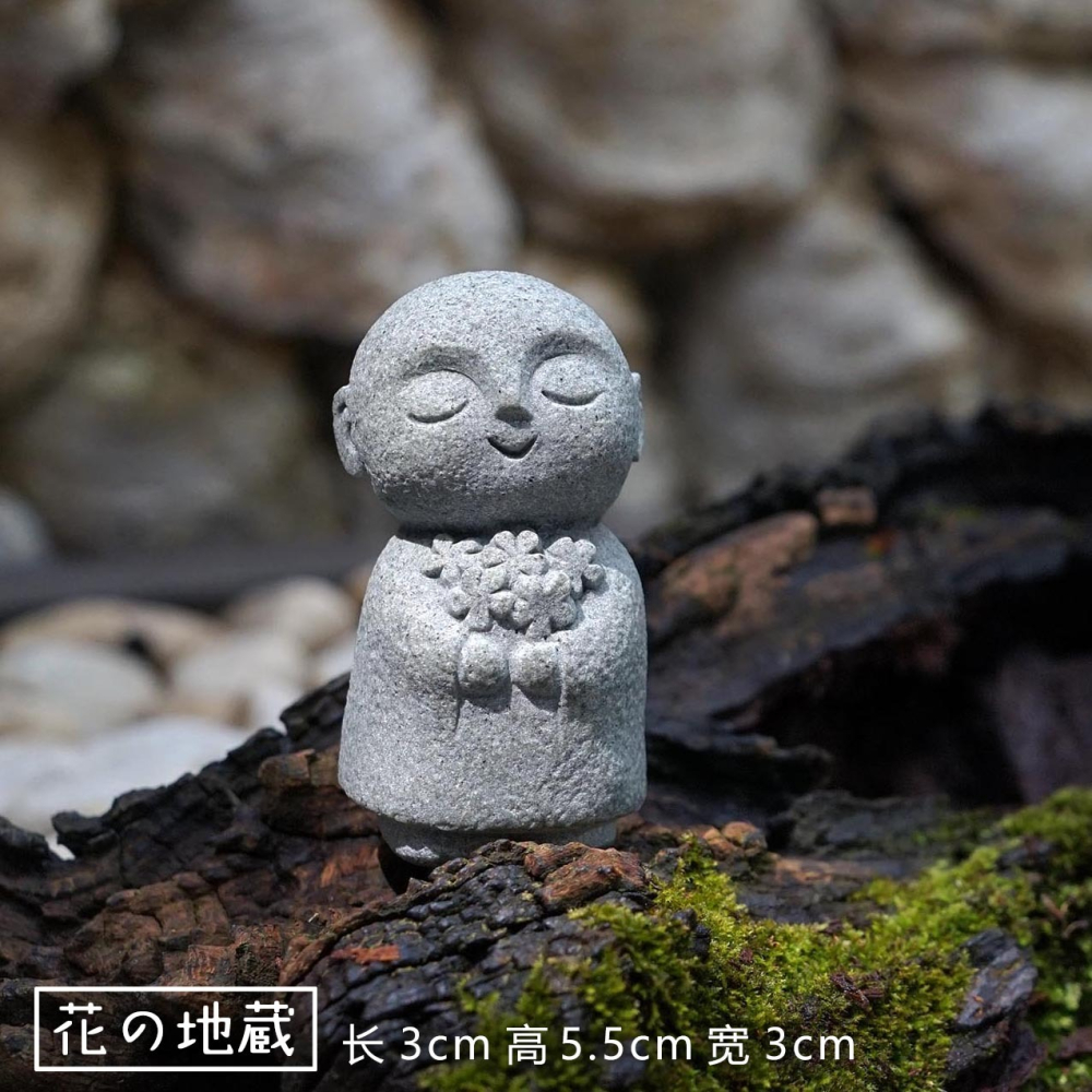 可愛地藏日式小佛動物盆景魚缸裝飾擺件微場景苔蘚造景京都趣味-細節圖10