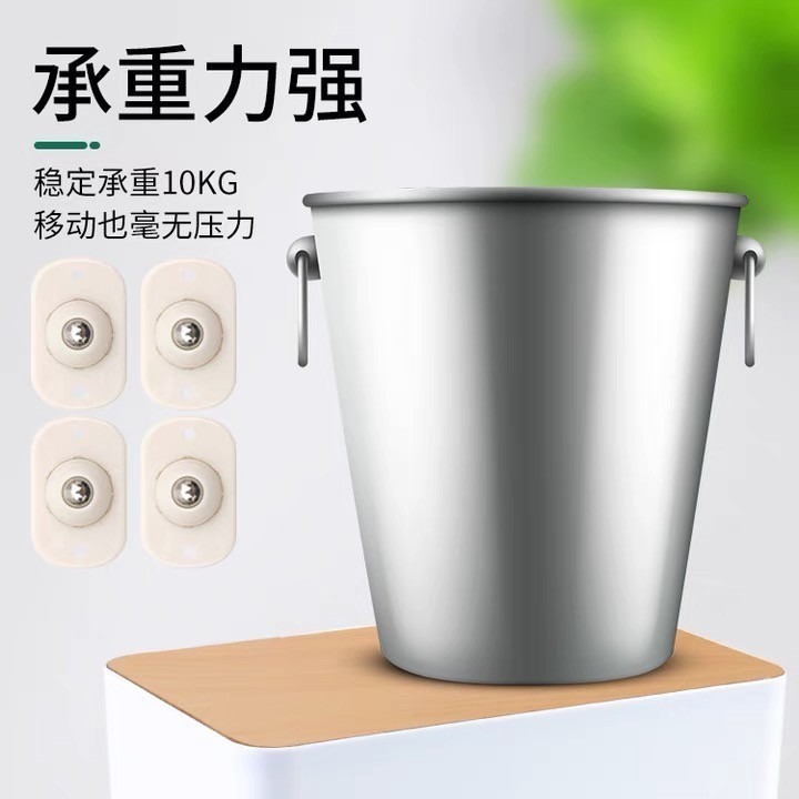 滑輪小傢俱件轉向活動腳輪16只裝免打孔通用粘貼款萬向輪-細節圖5