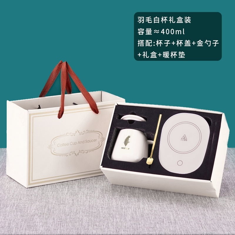 恆溫杯墊暖暖杯5自動加熱墊熱牛奶溫奶器墊保溫碟禮盒-細節圖7