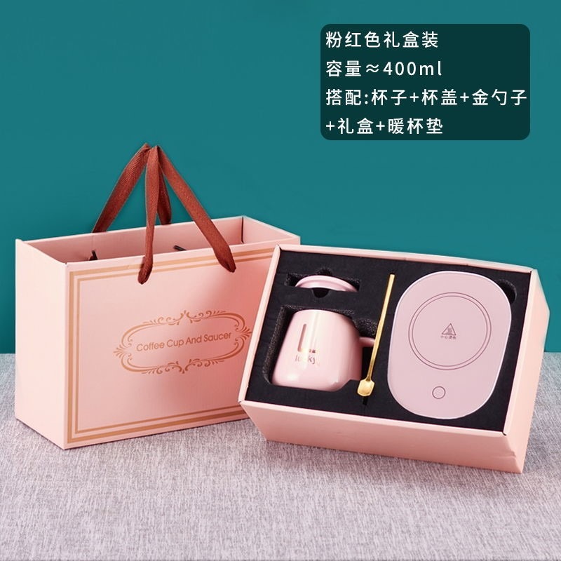 恆溫杯墊暖暖杯5自動加熱墊熱牛奶溫奶器墊保溫碟禮盒-細節圖8