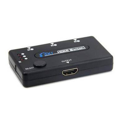 HDMI高清切換器 三進一出 switch 3X1分配器帶遙控 支持1080p/3D-細節圖3