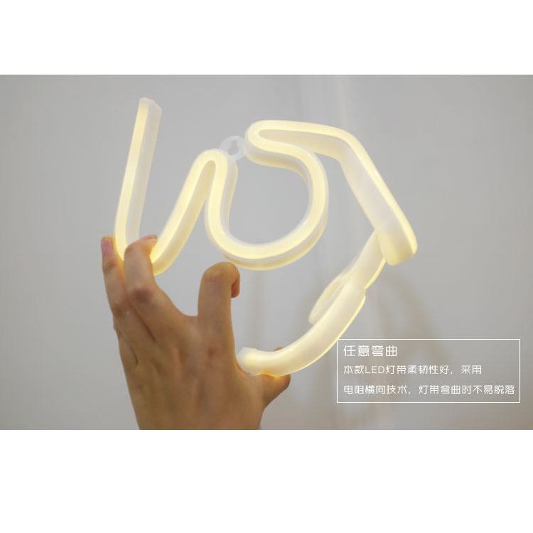 霓虹燈ins愛心求婚佈置創意用品後備箱驚喜七夕浪漫裝飾情人節燈-細節圖6