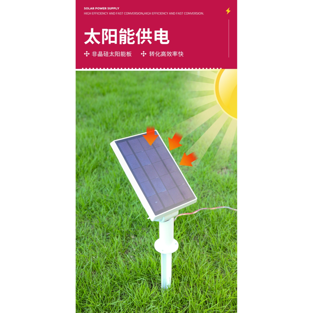 led太陽能彩燈閃燈串燈裝飾燈串戶外七彩變色掛樹燈室外流星雨燈-細節圖9