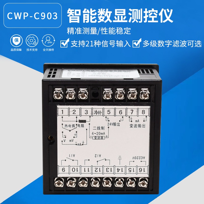 上海威爾太CWP-C903 溫度壓力液位數顯控制儀 繼電器、變送輸出-細節圖4
