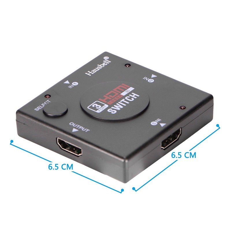 ZMT  HDMI三口切換器支持1080P 3進1出三進一出解決電視接口不夠-細節圖5