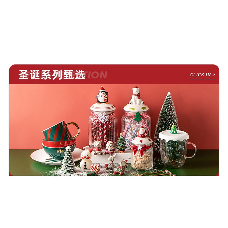 半房聖誕餐墊皮革防水防油隔熱墊美式家用桌墊防燙西餐墊碗盤墊子-細節圖5