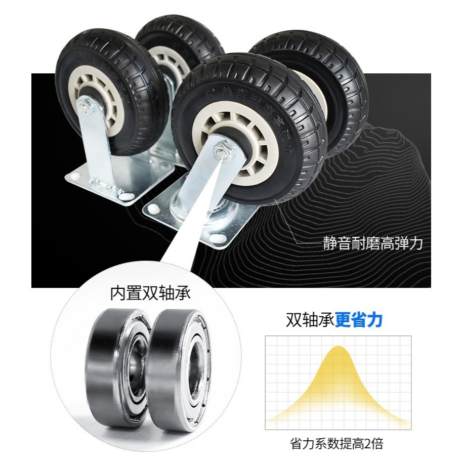 可折疊小推車拉貨車便攜購物車手拉車拖車手推車搬運車平板車家用-細節圖10