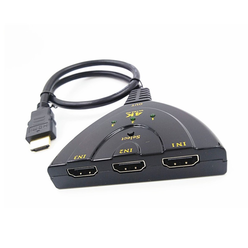 HDMI4K*2K切換器HDMI3進1出切換器HDMI 3X1 豬尾巴HDMI4K切換器-細節圖4