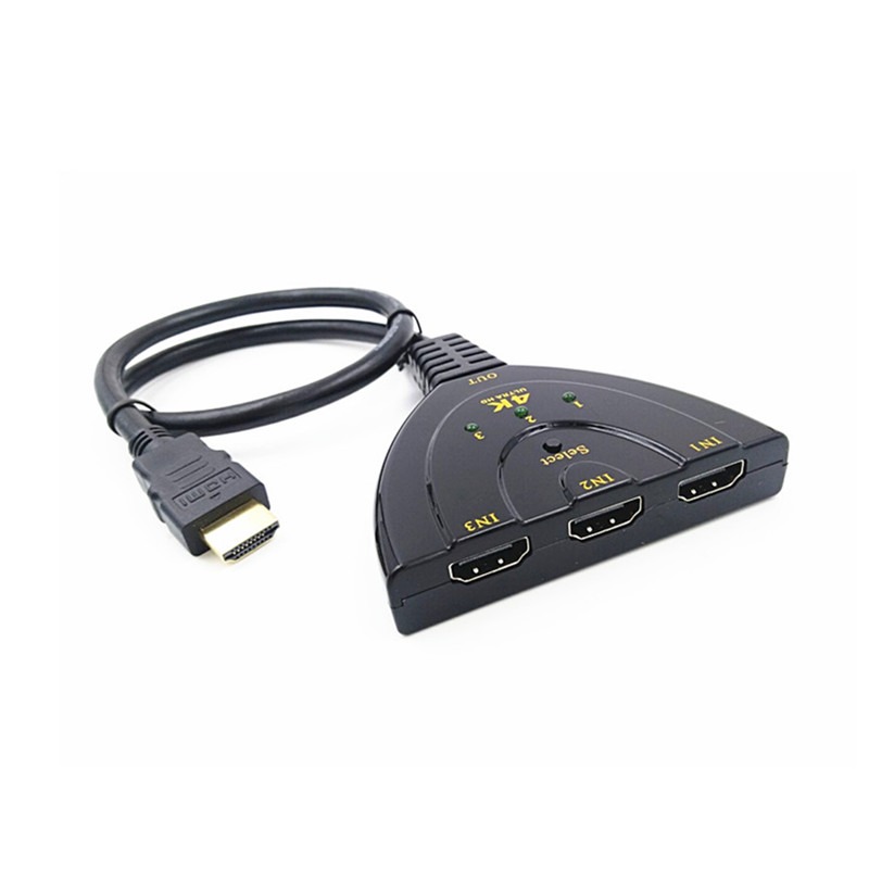 HDMI4K*2K切換器HDMI3進1出切換器HDMI 3X1 豬尾巴HDMI4K切換器-細節圖5