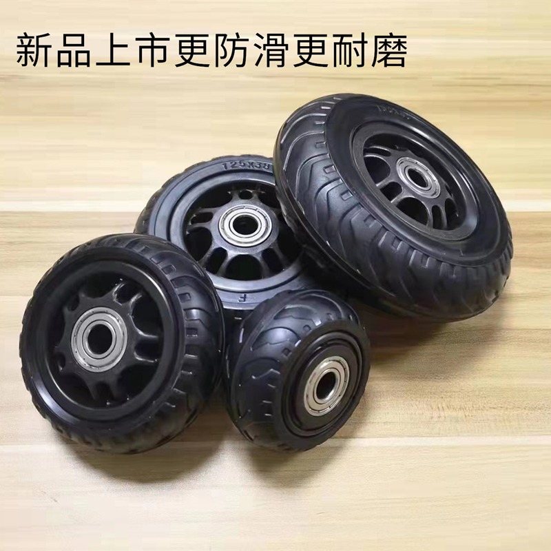 拉貨小推車折疊手推車平板車家用搬運車拖車快遞便攜手拉車購物車-細節圖8