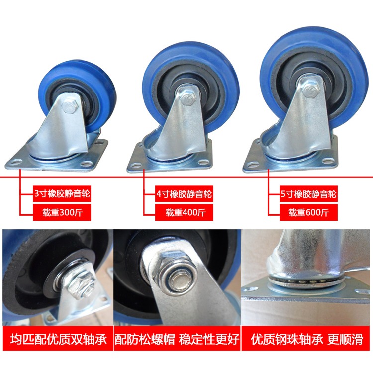 不銹鋼折疊手拉車便攜平板手推車拖小推車拉貨烏龜車行李車購物車-細節圖10