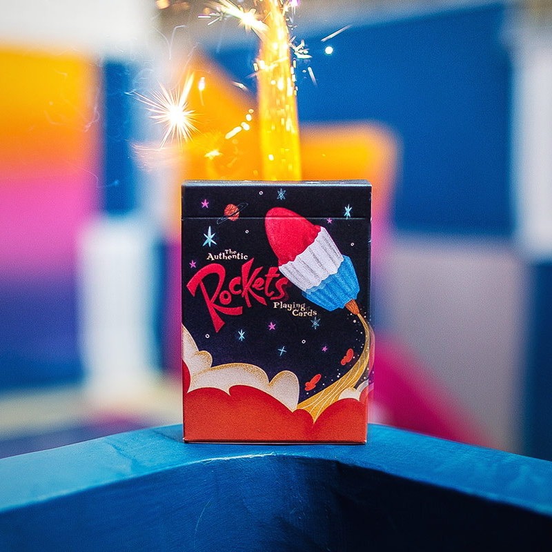 匯奇撲克 Rockets 太空火箭 美國進口收藏撲克牌 E公司出品-細節圖3