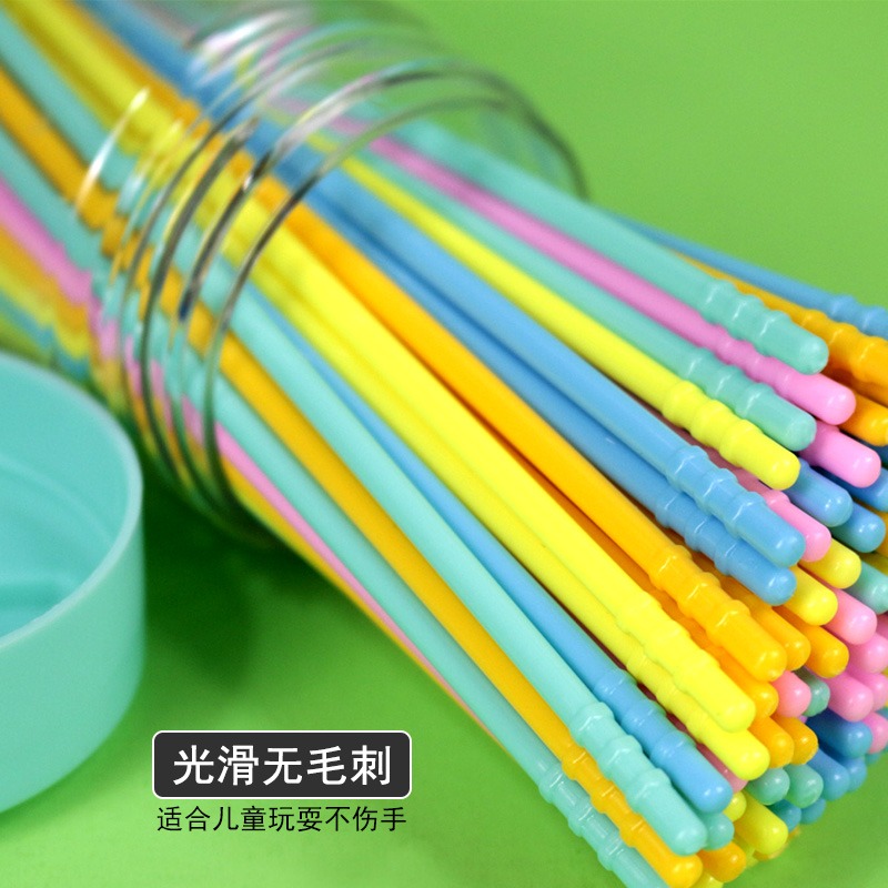 小學數學計數棒數數棒小棒教具算術算數遊戲棒計數小棍幼兒園一二年級學具100支加減法運算數的合成與分解-細節圖3