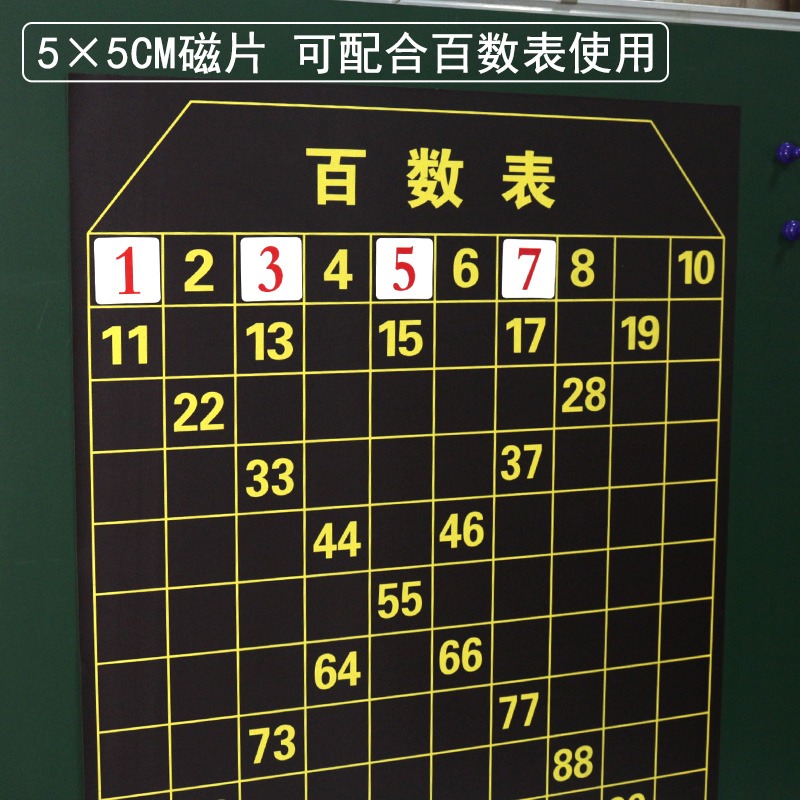 磁性磁吸式數字卡片1到100小學數學一二年級教具教學用品幼小銜接幼兒園輔導學具兒童寶寶認數識數卡早教啟蒙-細節圖4