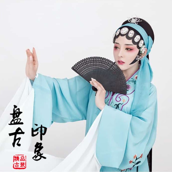 影樓攝影寫真女古裝主題性感戲曲花旦中國風舞蹈演出服裝 繪君衣-細節圖2