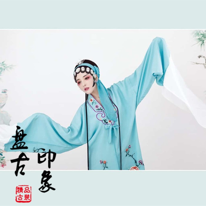 影樓攝影寫真女古裝主題性感戲曲花旦中國風舞蹈演出服裝 繪君衣-細節圖3